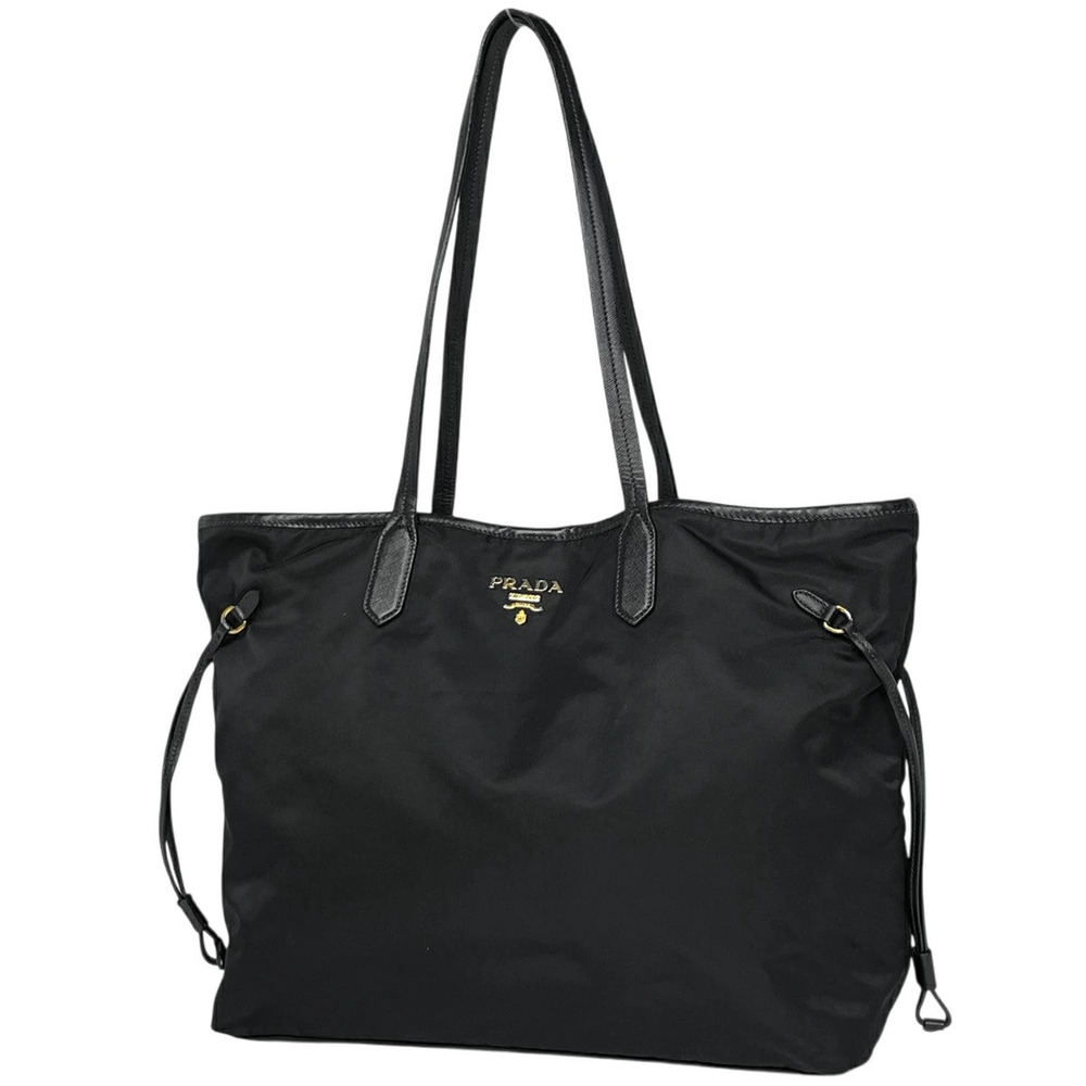 Prada Tote Tessuto Saffiano Bag Nero Black